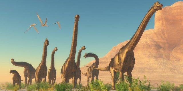 types of dinosaurs long neck