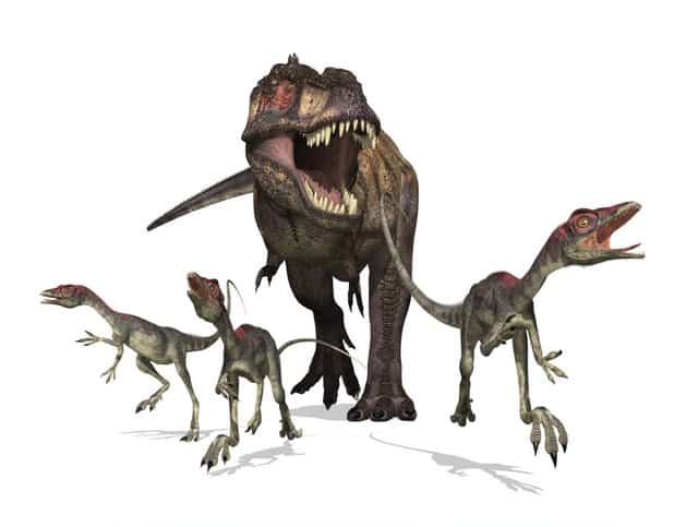 T-rex-running-after-prey-Adventuredinosaurs