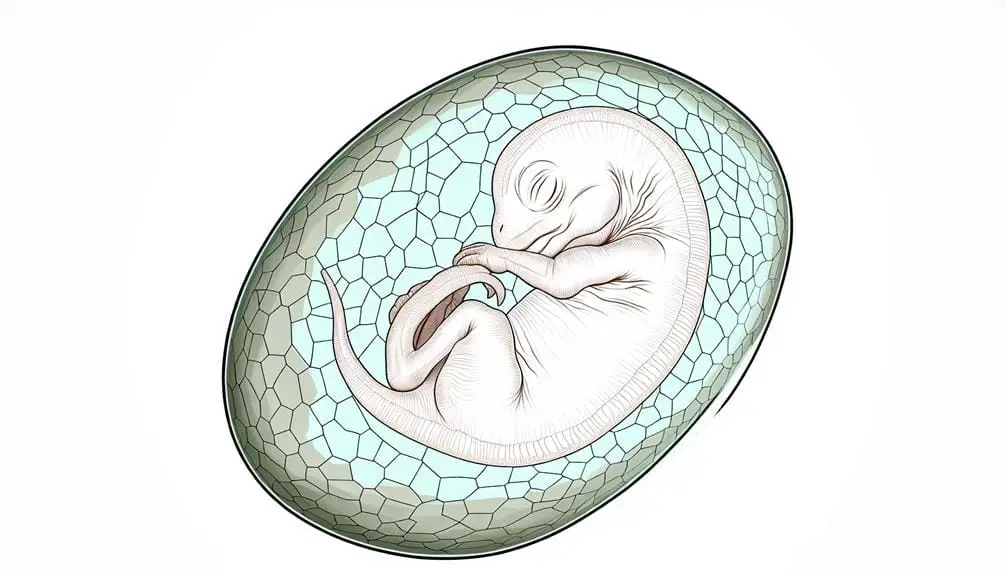 an embryo of a baby dinosaur inside a dinosaur egg, What Is Inside Dinosaur Eggs?
