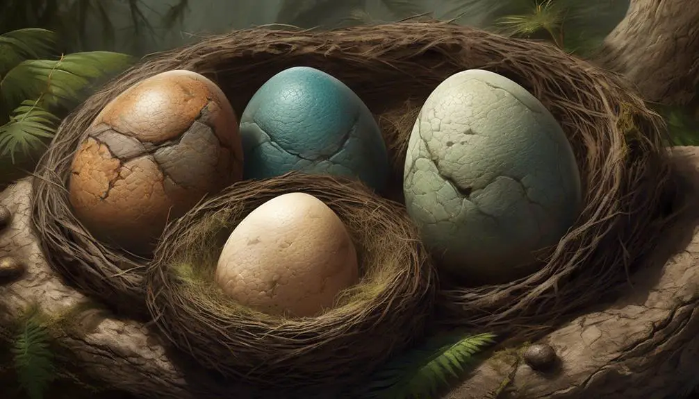 diverse egg sizes observed