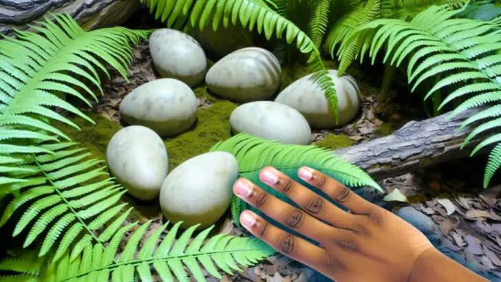 size of sauropod eggs