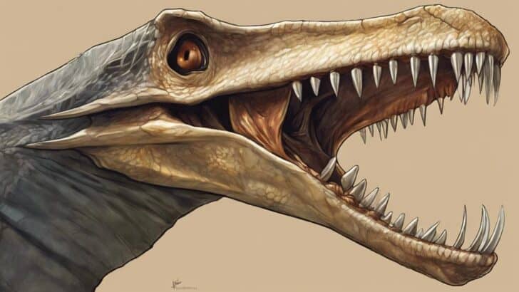 a portrait of a pterosaur head with mouthful of teeth, What Pterosaurs Had Teeth?